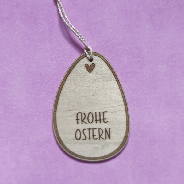 Osteranhänger Frohe Ostern