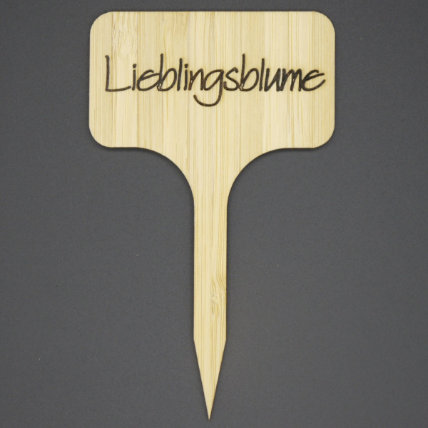 Pflanzenstecker "Lieblingsblume"