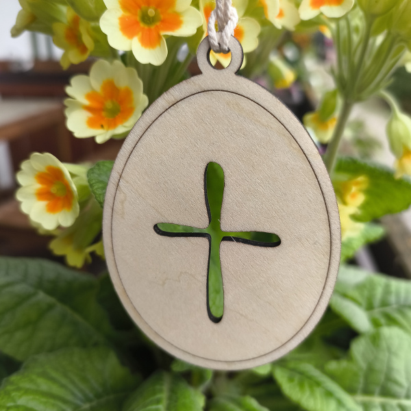 Osteranhänger Kreuz