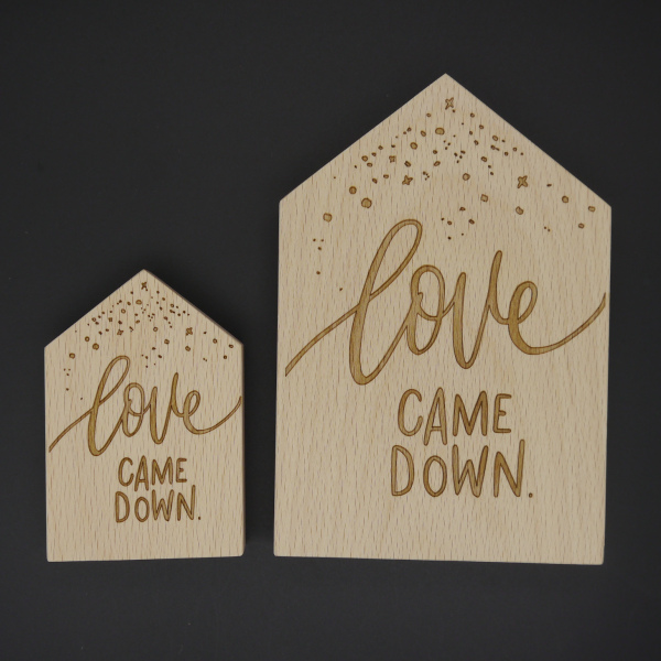 Haus "Love came down" klein