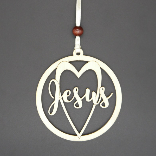Runder Anhänger "Jesus"