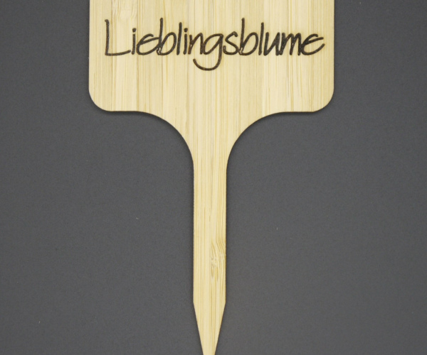 Pflanzenstecker "Lieblingsblume"