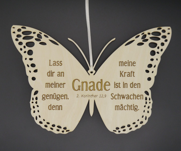 Schmetterling "Gnade" klein