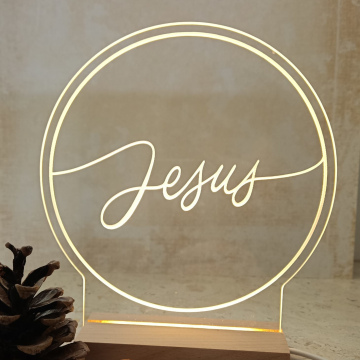 Leuchtbild "Jesus"