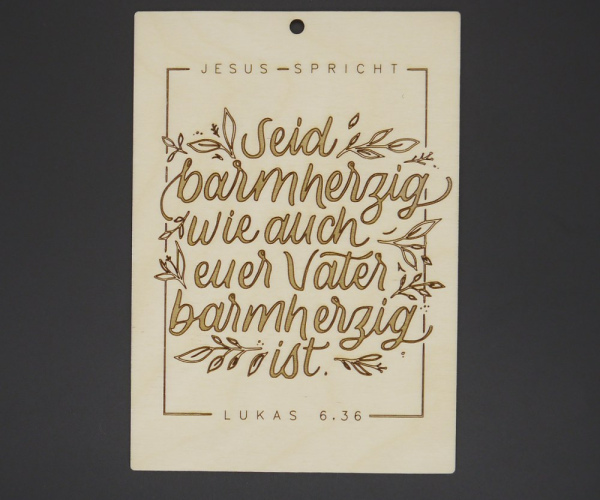 Jahreslosung 2021 "Wandanhänger"