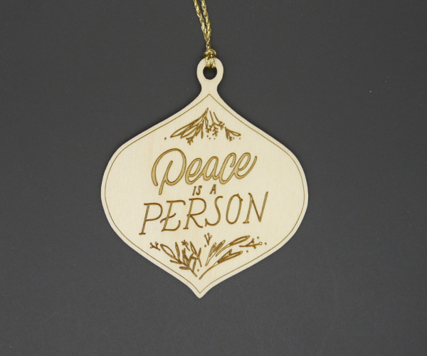 Anhänger "Peace is a Person"