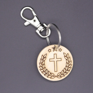 Schlüsselanhänger "Jesus ist meine Nummer eins" 